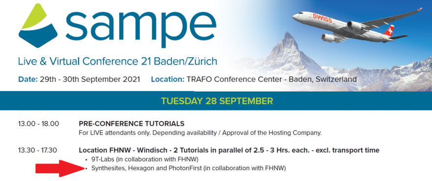SuCoHS tutorial at SAMPE Europe conference 2021